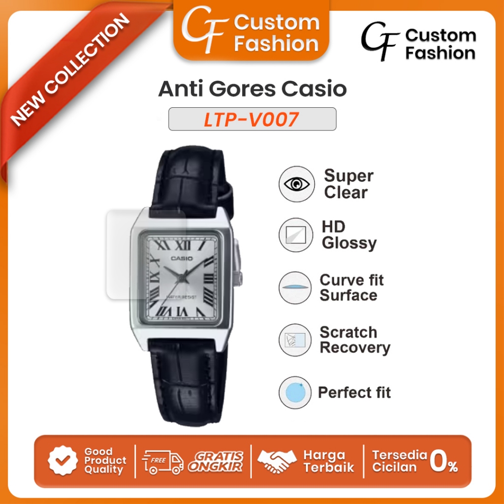 Hydrogel Screen Protector Jam Tangan Wanita Casio LTP-V007 LTP V007 LTPV007 LTP-V007D LTP V007D