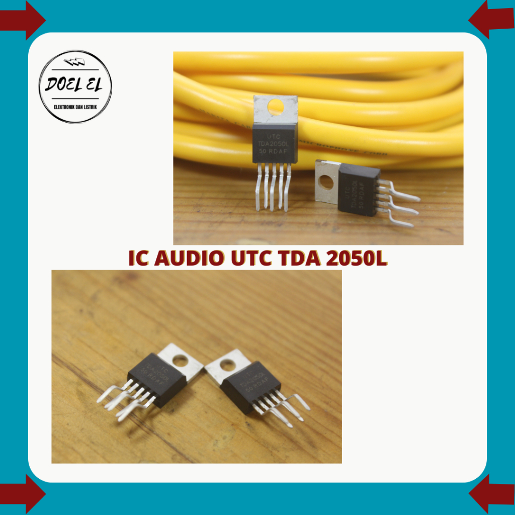 IC TRANSISTOR TDA2050L UTC ORI | TR TDA 2050L