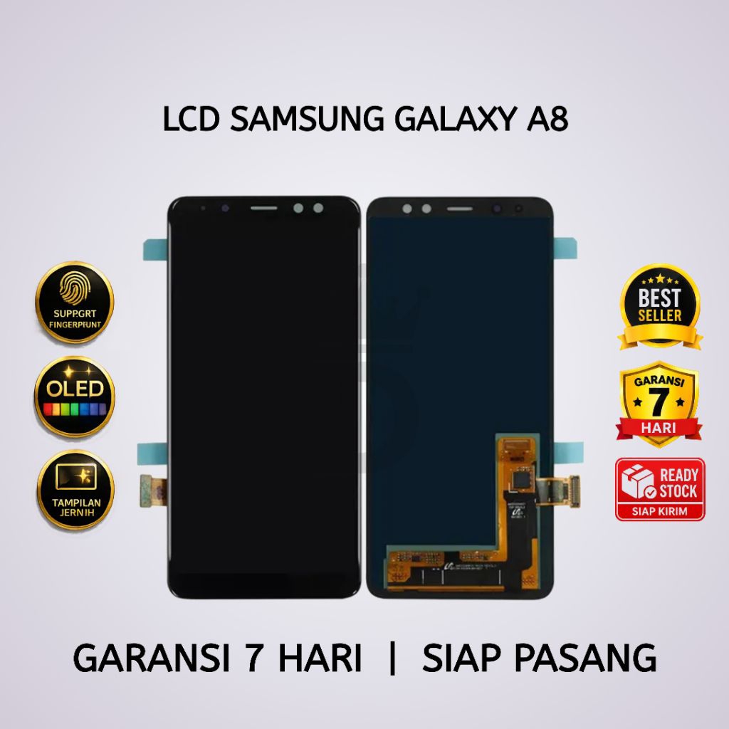 LCD TOUCHSCREEN SAMSUNG A8 2018 OLED FULLSET