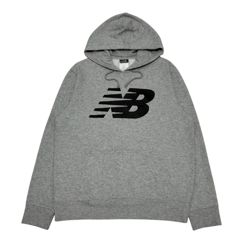 HOODIE NB NEW BALANCE LOGO ABU / GREY SECOND ORIGINAL