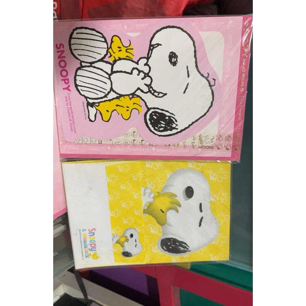 SNOOPY PEANUTS LETTER SET MEMO LETTER PAD