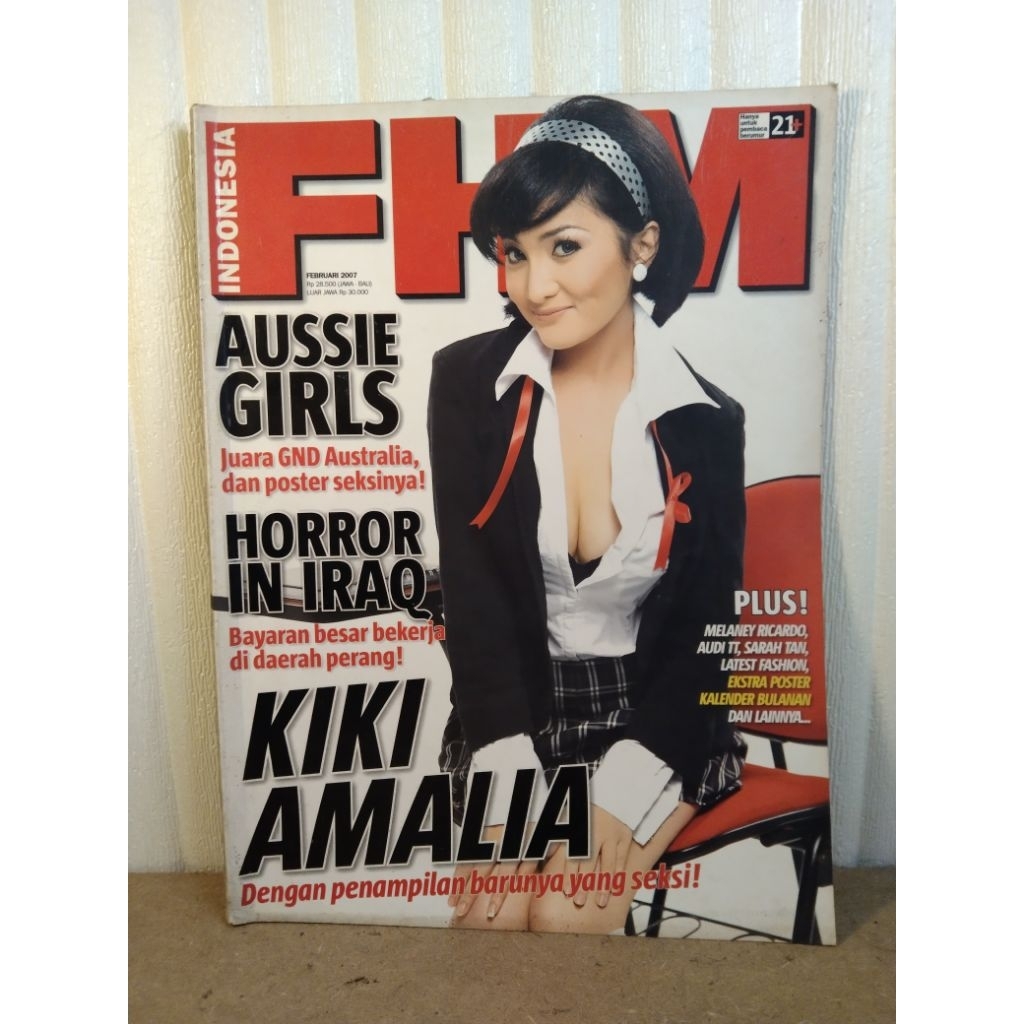 Majalah FHM Cover KIKI AMALIA Februari 2007 no.42