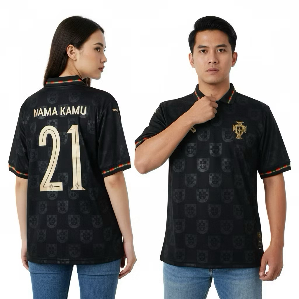 Jersey Portugal Hitam Special Edition 2026 2026 Grade Original - Jersey Portugal Terbaru High Qualit