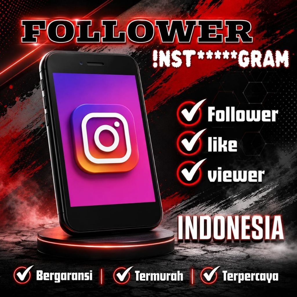 FOLLOWER IG PERMANEN | REAL AKUN INDONESIA | BERGARANSI