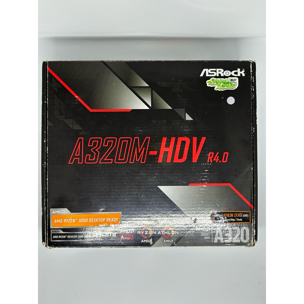 ASRock A320M-HDV AM4 Bekas + Heatsink | Nyala Tapi Kadang Mati Sendiri | Dus Ada