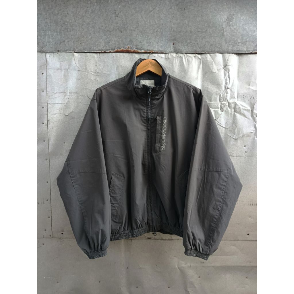 jacket codegraphy double zipper
