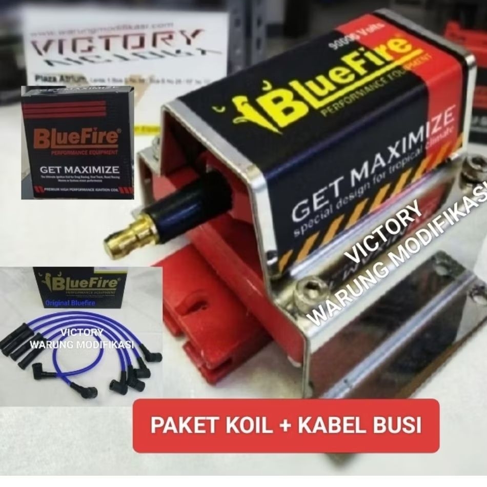 BLUEFIRE 4CORE paket koil coil kabel busi jimny katana Vitara Escudo Sidekick