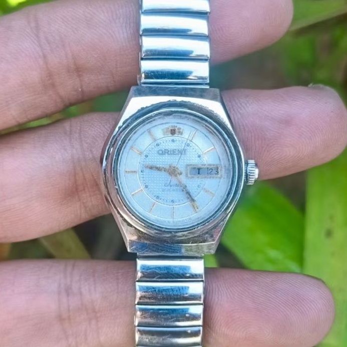 Jam Tangan Wanita Orient Crystal Automatic 21 Jewels Original