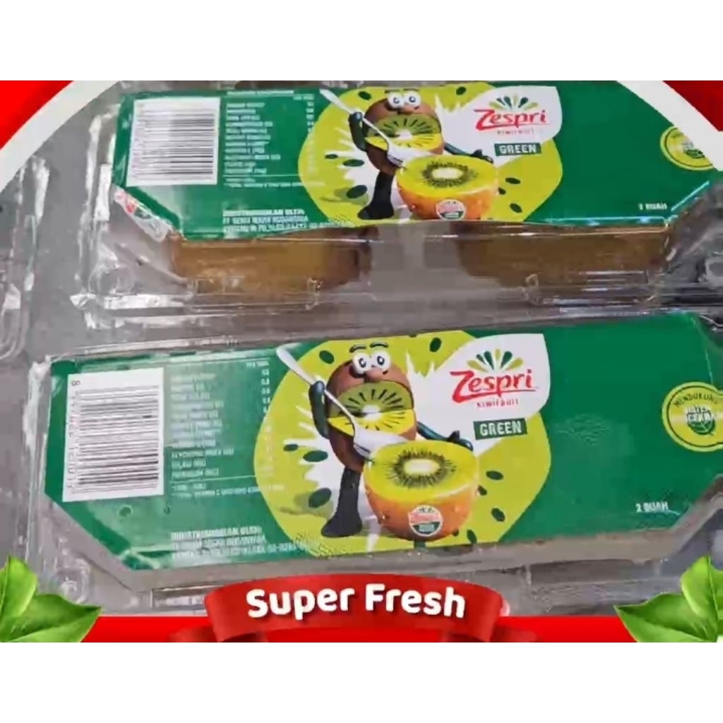BUAH KIWi hijau Zespri  isi 2pcs