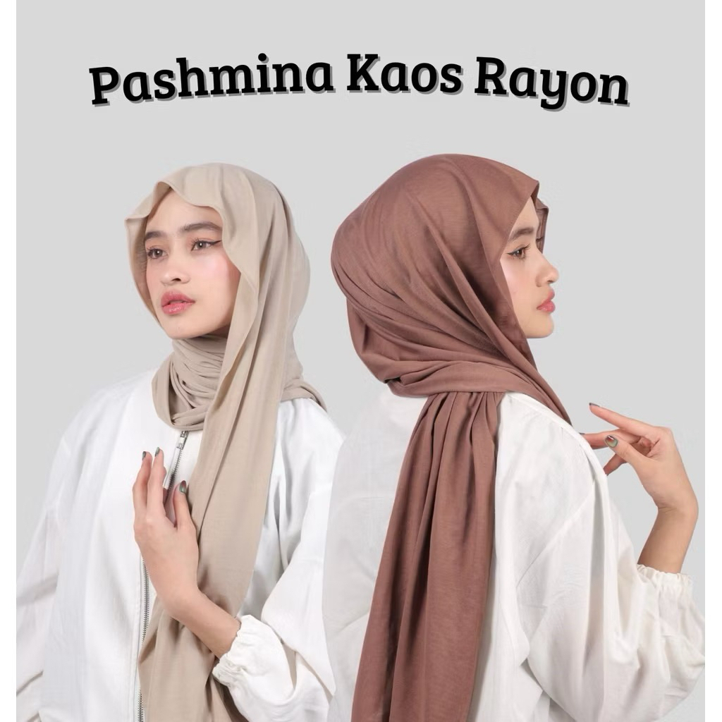 PASHMINA KAOS RAYON SUPER//PASHMINA TURKI SHAWL Pashmina Kaos Rayon | Pashmina Oman (Turkey Shawl)