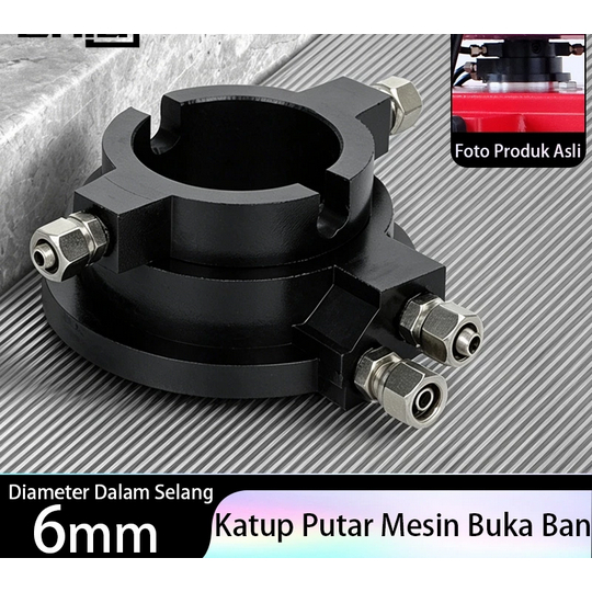 Mesin Buka Ban Mobil Universal 49.5mm Katup Pneumatik Tyre Changer Selang Coupler Rotary Valve 6mm