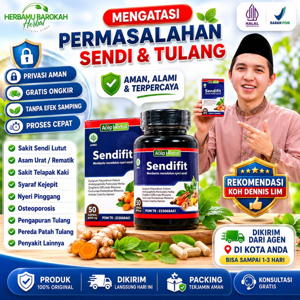 Sendifit asli original - sendifit herbal asli - SendiFit Kapsul 100% Terlaris (Produk Bergaransi Res