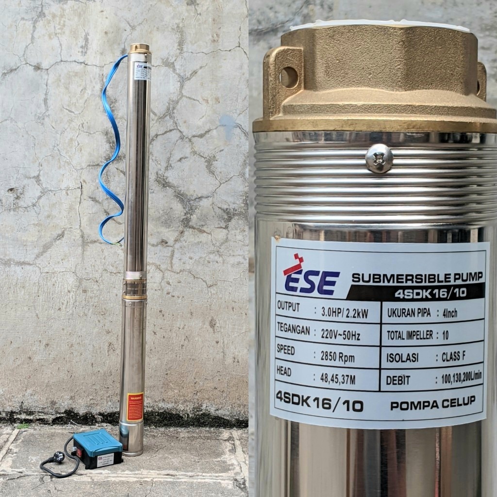 SUBMERSIBLE ESE 4" 3HP