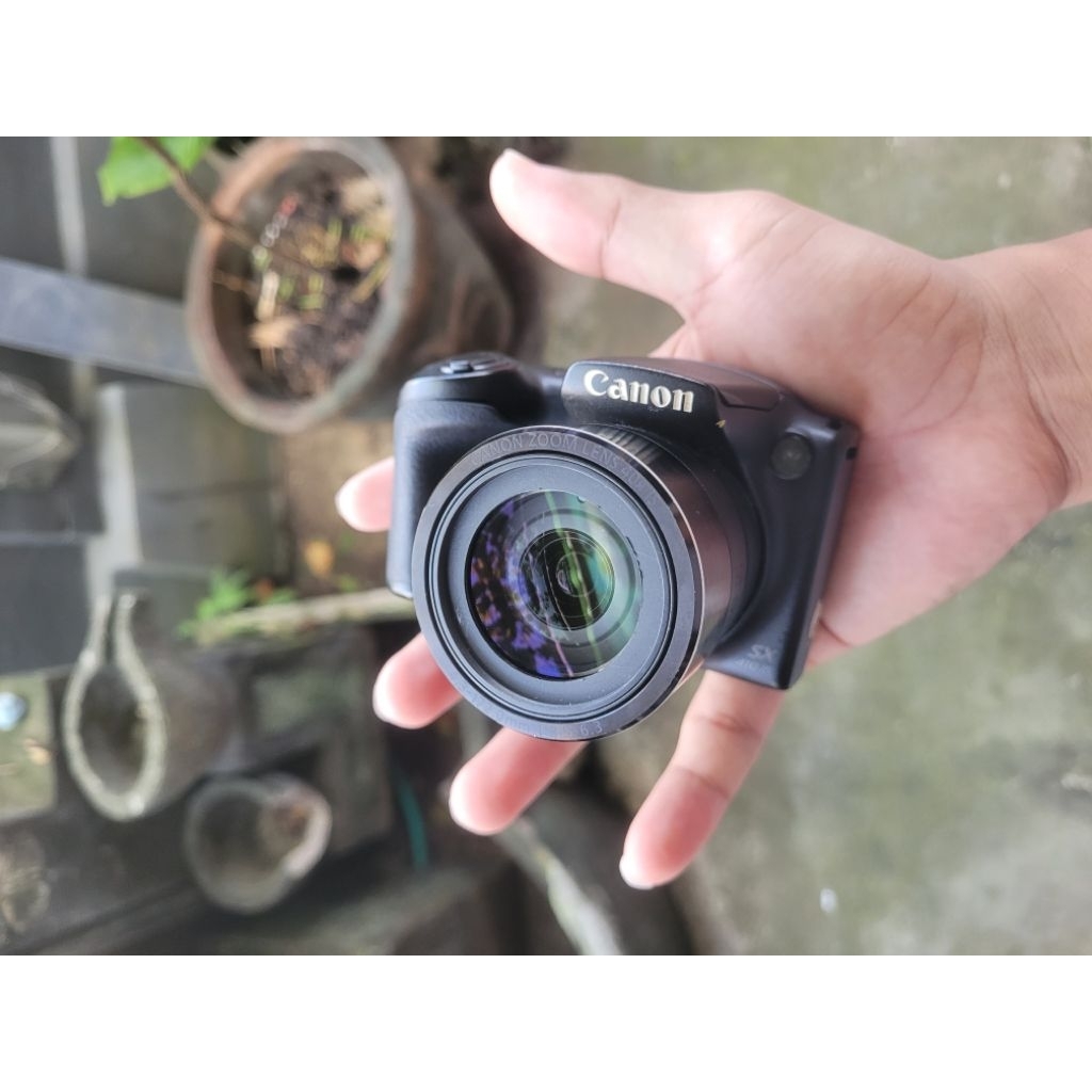 kamera digicam Canon SX410 IS Second Like New Zoom jauh 120X