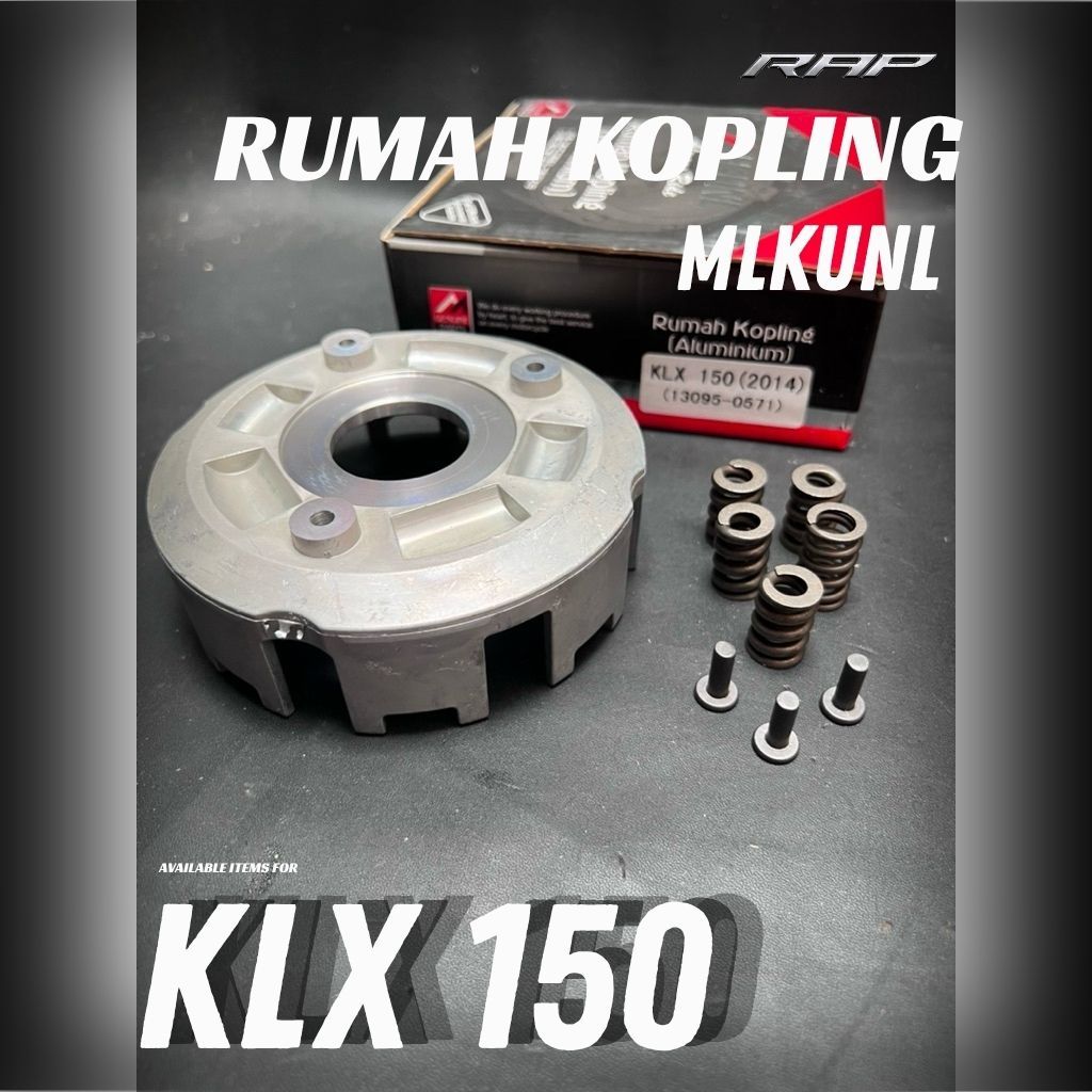 RUMAH KOPLING ALUMUNIUM KLX 150 (2014) / MANGKOK KOPLING KLX 150 MLKUNLN