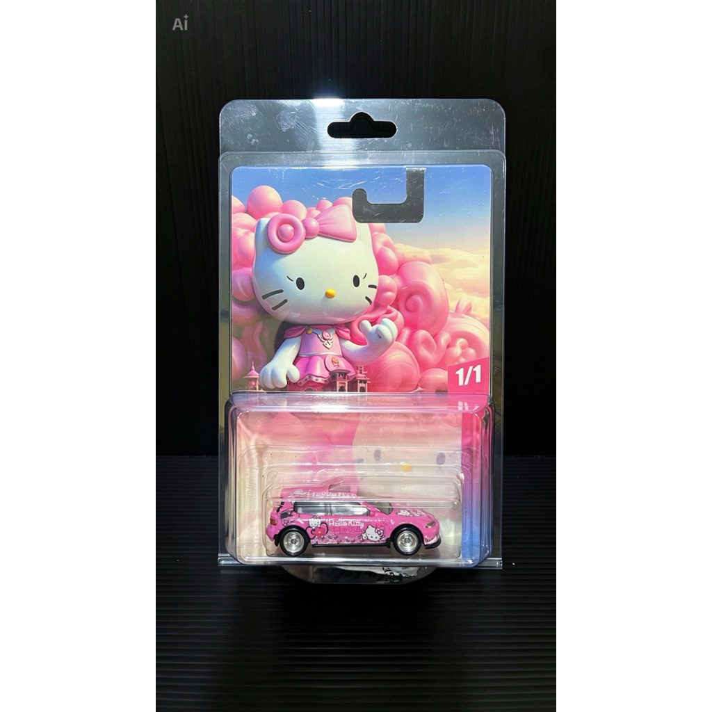 HOT WHEELS HELLO KITTY HONDA CIVIC EG (CUSTOM)