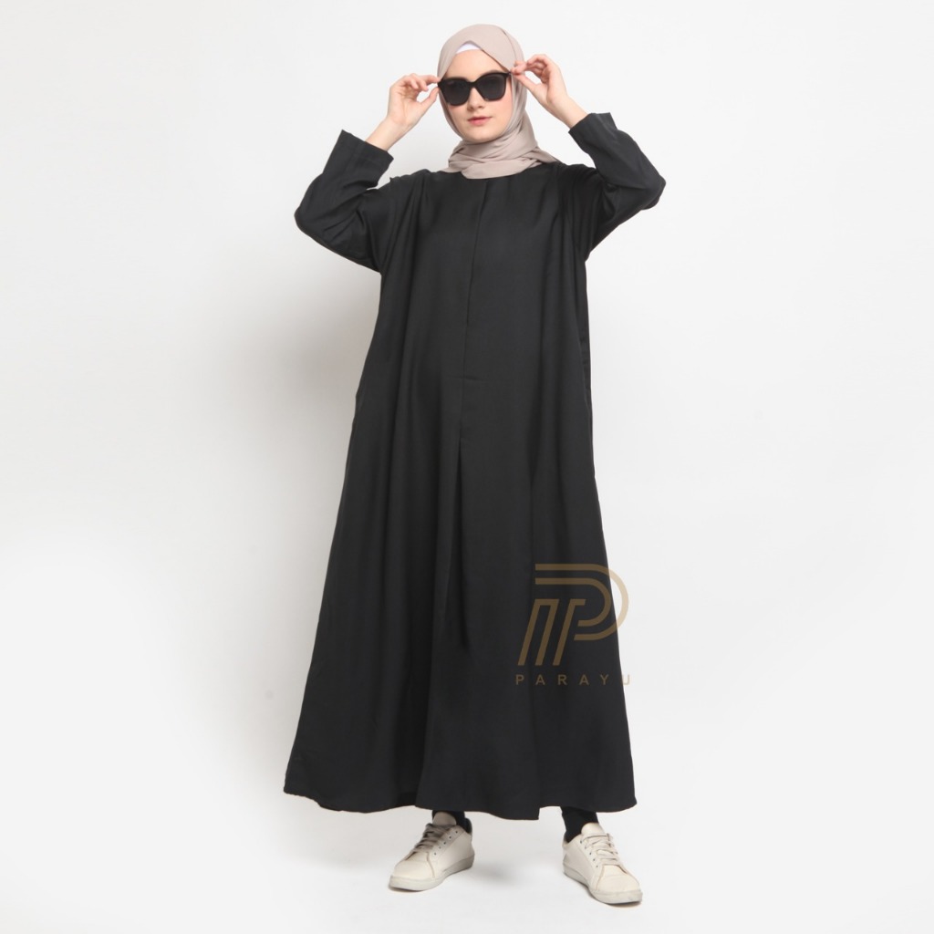 Pennay - Abaya Parayu basic | Abaya turkey | Abaya polos Hitam