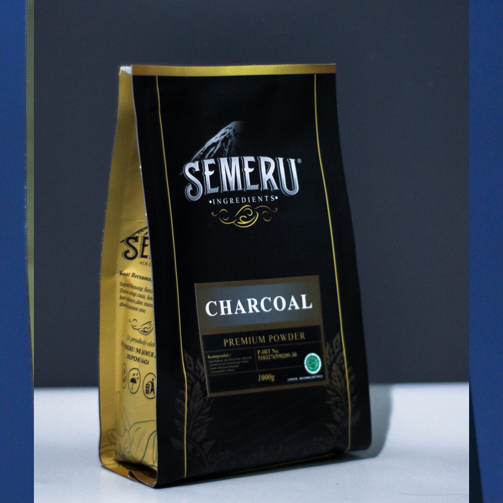 Bubuk Premium Charcoal 1kg / Powder Premium Charcoal / Semeru Ingredients