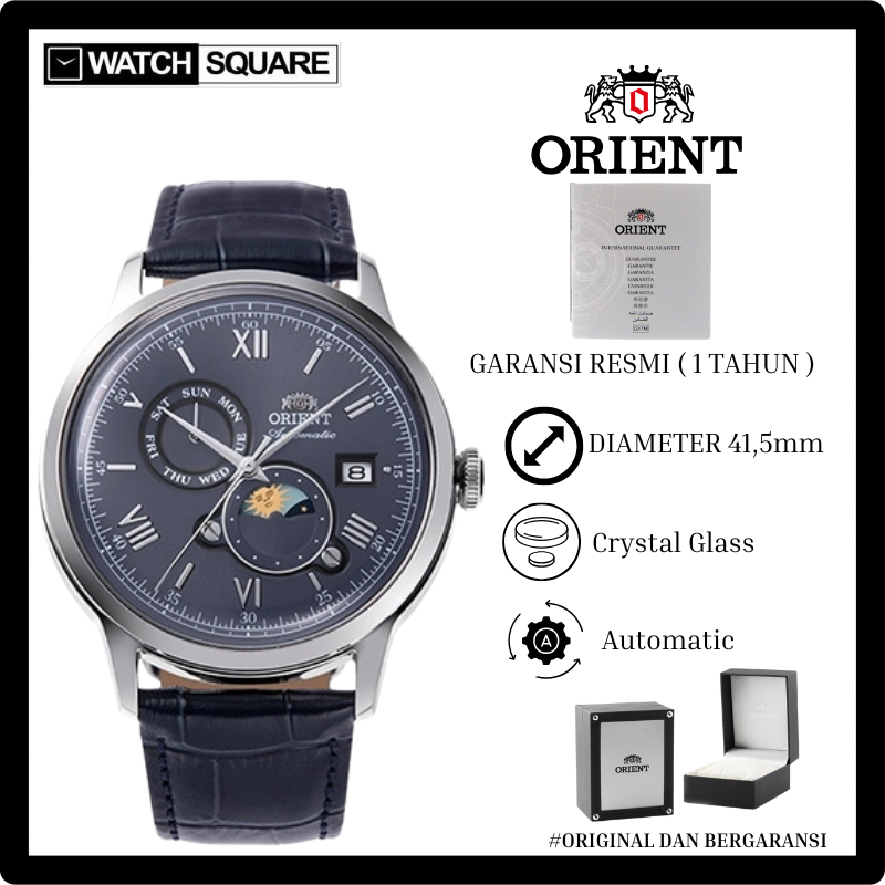 Jam tangan pria Orient RA-AK0806L Bambino
