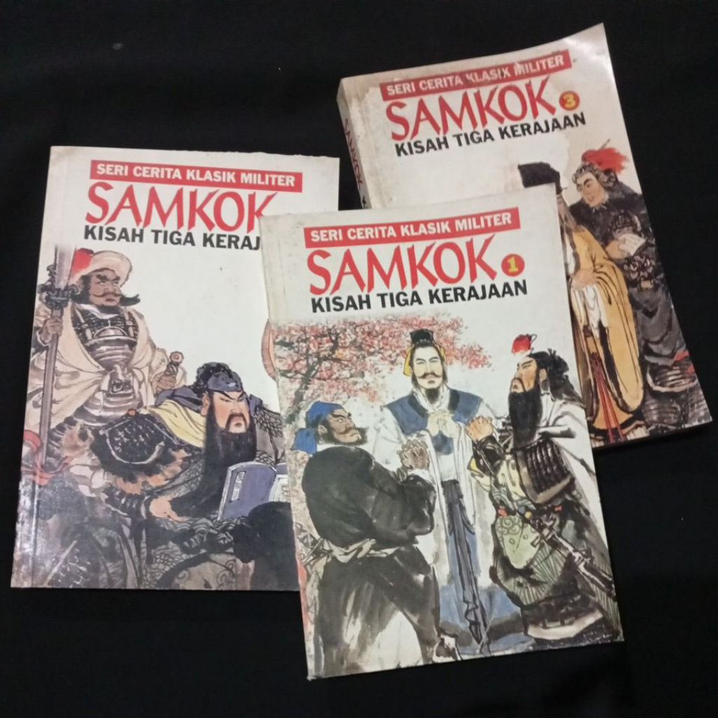 Original•Seri Cerita Klasik Militer Samkok Kisah Tiga Kerajaan 1 Set