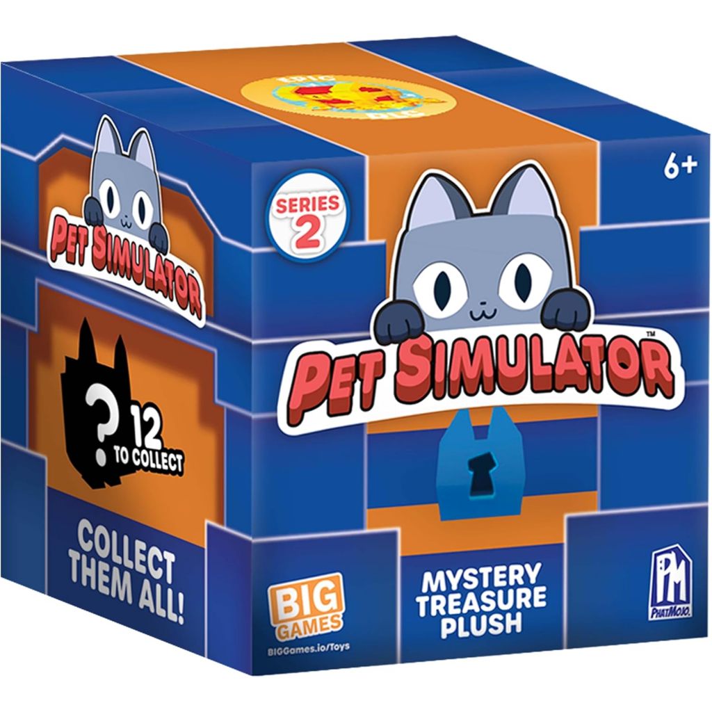 PET SIMULATOR TREASURE PLUSH SERIES 2 BLIND BOX WITH CODE FOR REDEEM ON ROBLOX ORIGINAL PHATMOJO PET