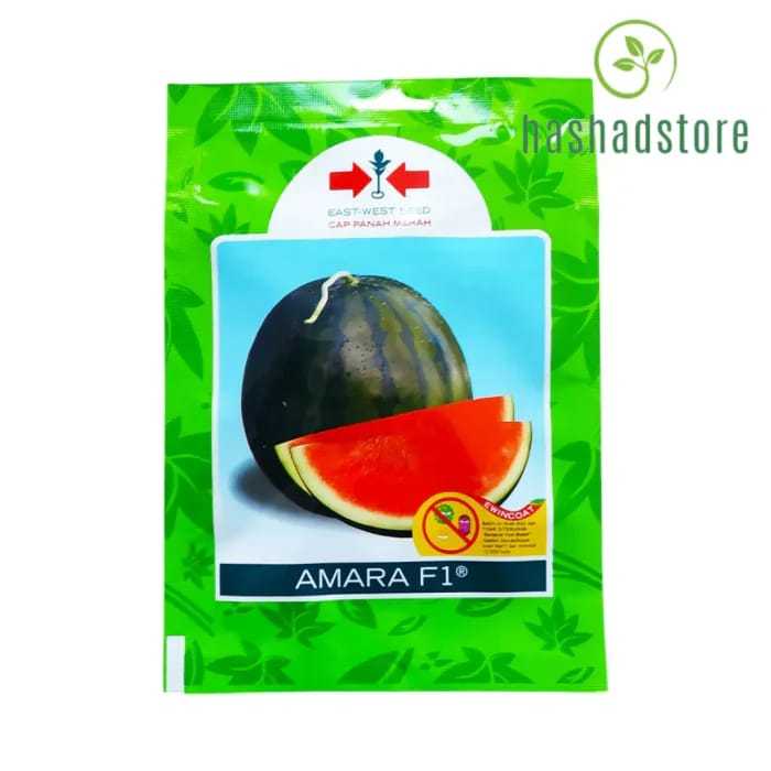 Benih Bibit semangka panah merah AMARA F1 360 butir semangka hibrida amara hibrida bulat merah tidak