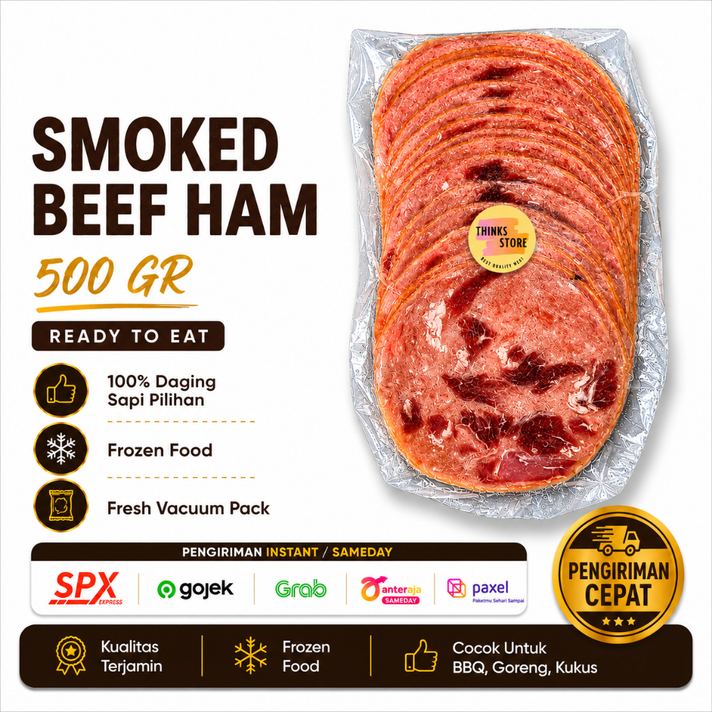 Ham Sapi Asap - Smoked Beef Ham