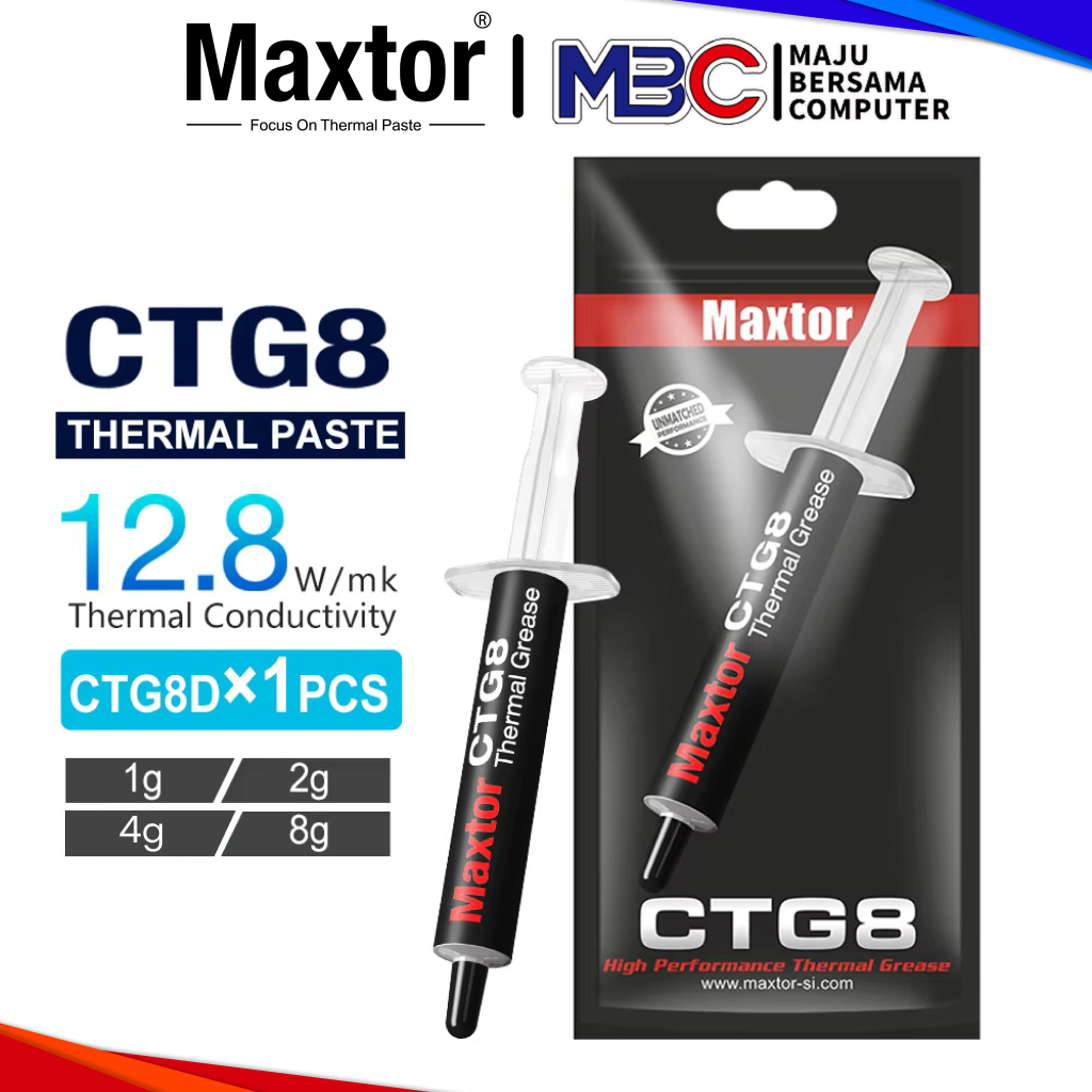Maxtor CTG8 Thermal Paste Pendingin CPU GPU Laptop Gaming -Thermal paste High Performance