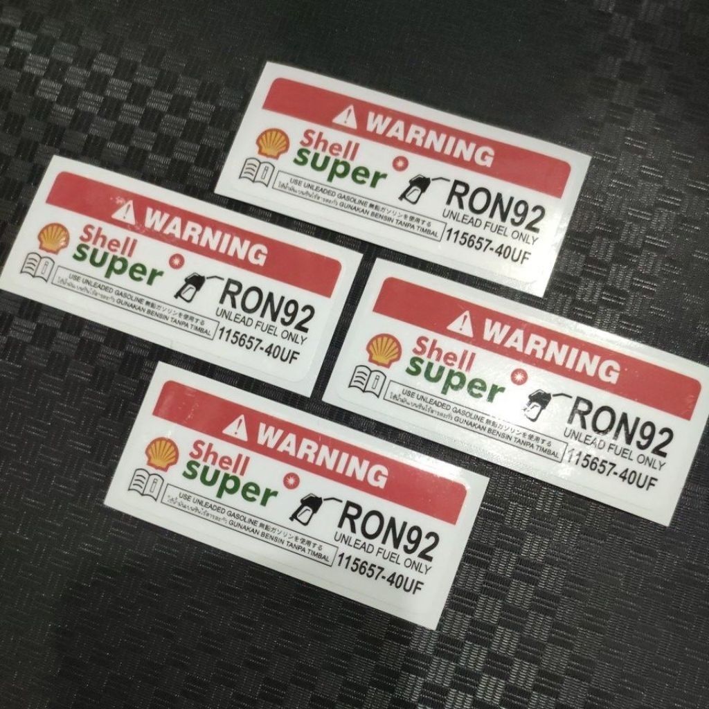stiker tangki shell super