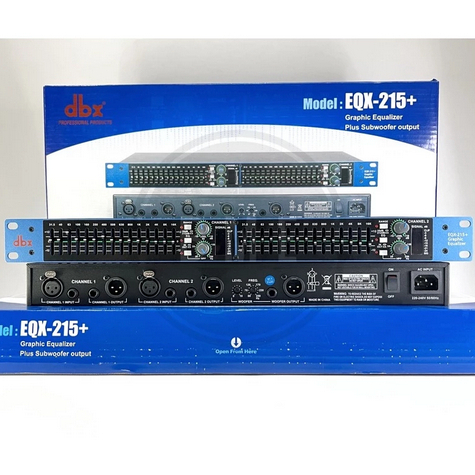 equalizer dbx EQX215+ eqx 215+ PLUS SUBWOOFER