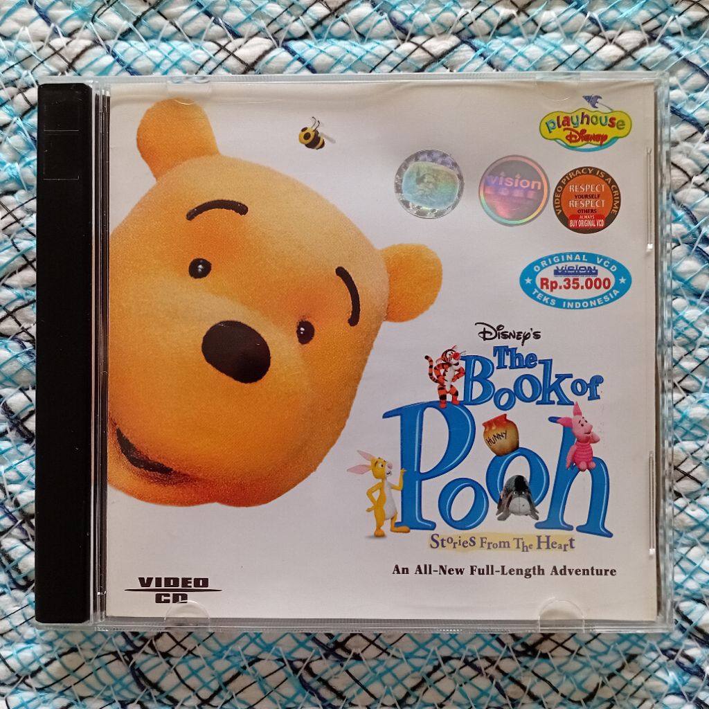 VCD Winnie the Pooh The Book of Pooh: Stories from the Heart (2001) Teks Indonesia Original Walt Dis