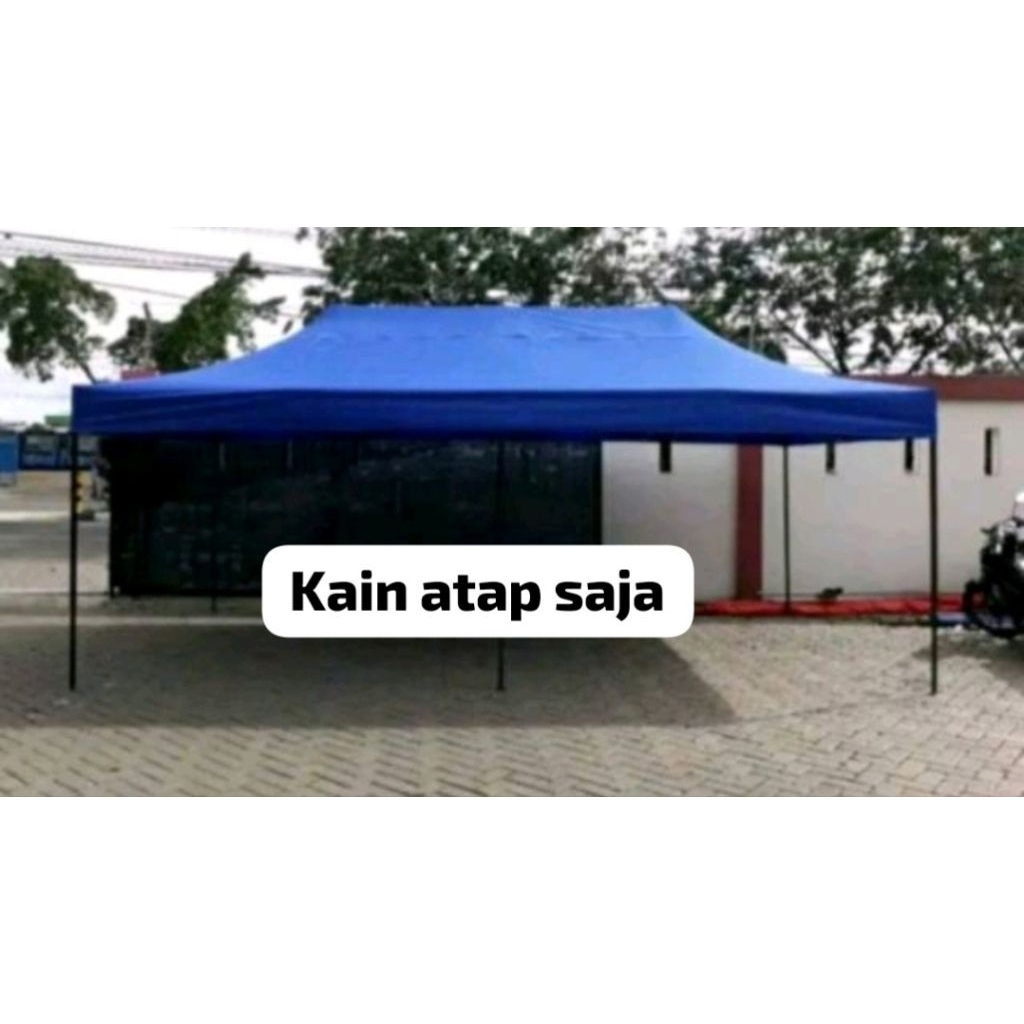 Atap tenda cafe atau tenda lipat 3x6 bahan terpaulin