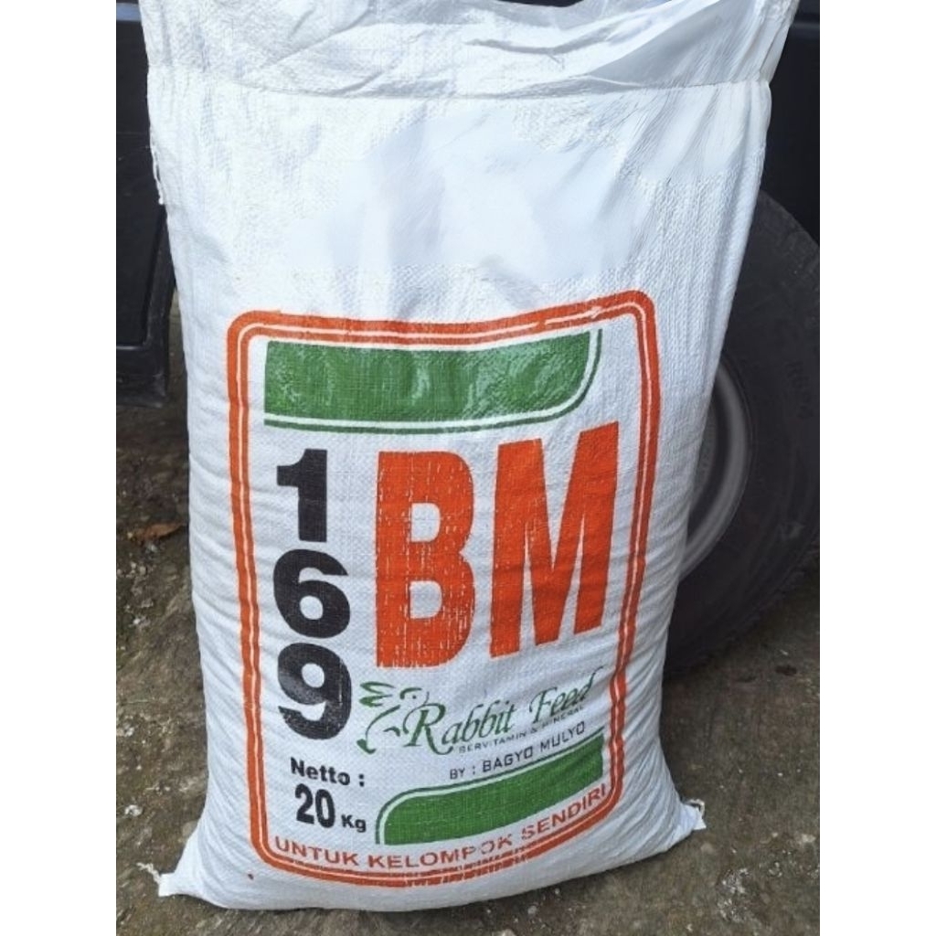Pelet bm169 pakan kelinci