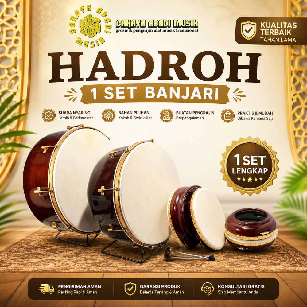 pesanan Hadroh 1 set banjari