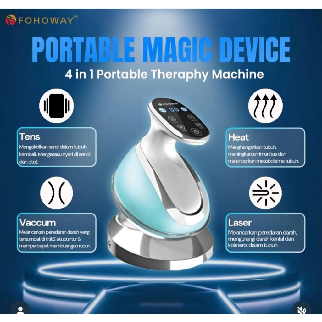 PORTABLE MEGIC DEVICE PMD DARI FOHOWAY Alat Terapi Stroke/alat fisioterapi
