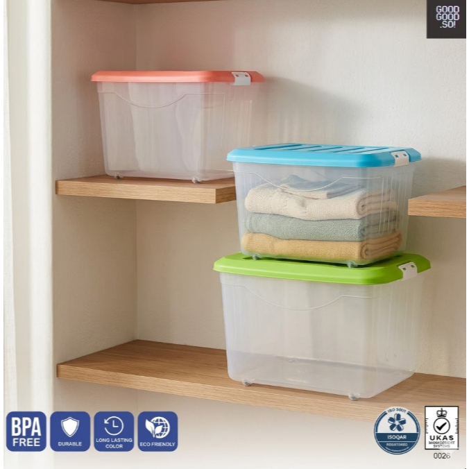 BOX CONTAINER MARVEL 130 LITER / BOX CONTAINER RODA / BOX PENYIMPANAN BESAR 130 LITER