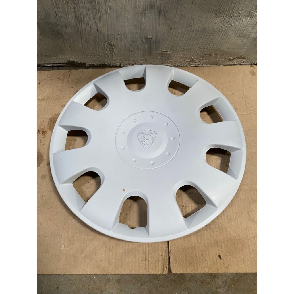 Wildop wheeldof dop cover tutup velg kaleng mobil Proton ring 15 kondisi bahan repair