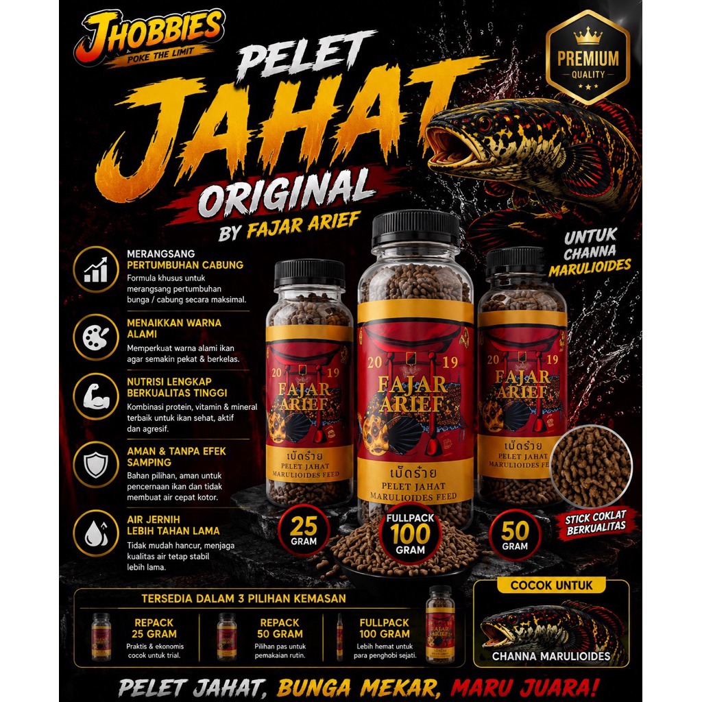 PELET JAHAT FAJAR ARIEF ORIGINAL REPACK DAN FULL PACK untuk CHANNA MARU