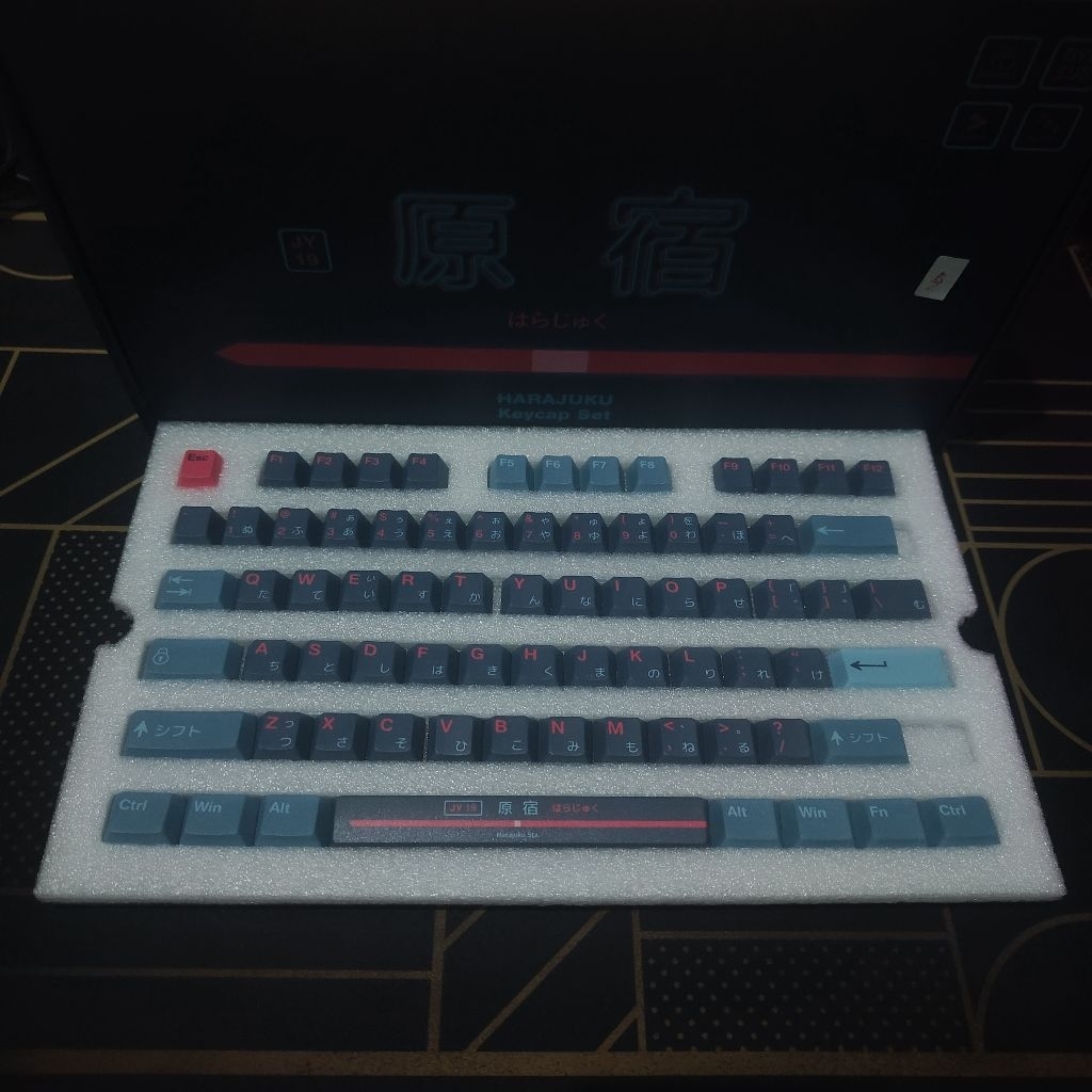 Press Play HARAJUKU PBT Dye Sub Keycap Set Japanese Root