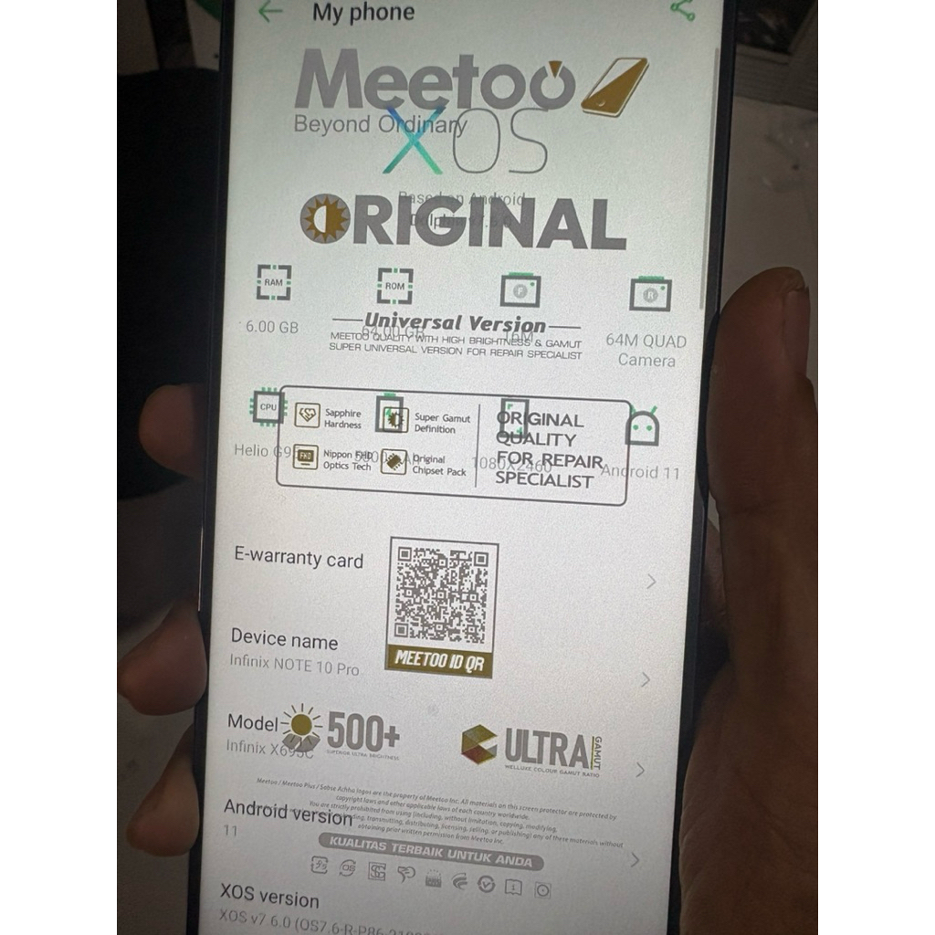 Mesin infinix note 10 pro 6/64