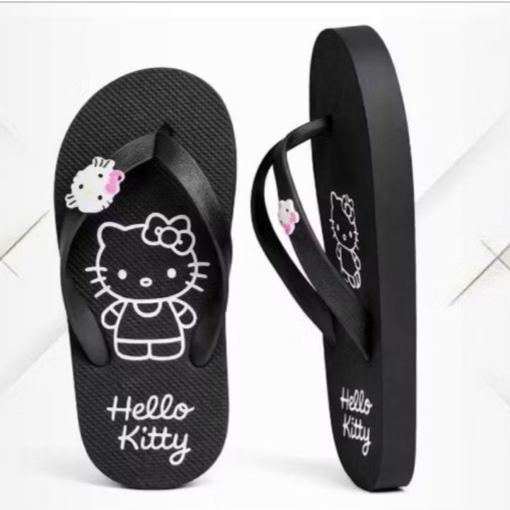 Sandal Jepit Anak Motif Hellokitty Sandal Spon Eva