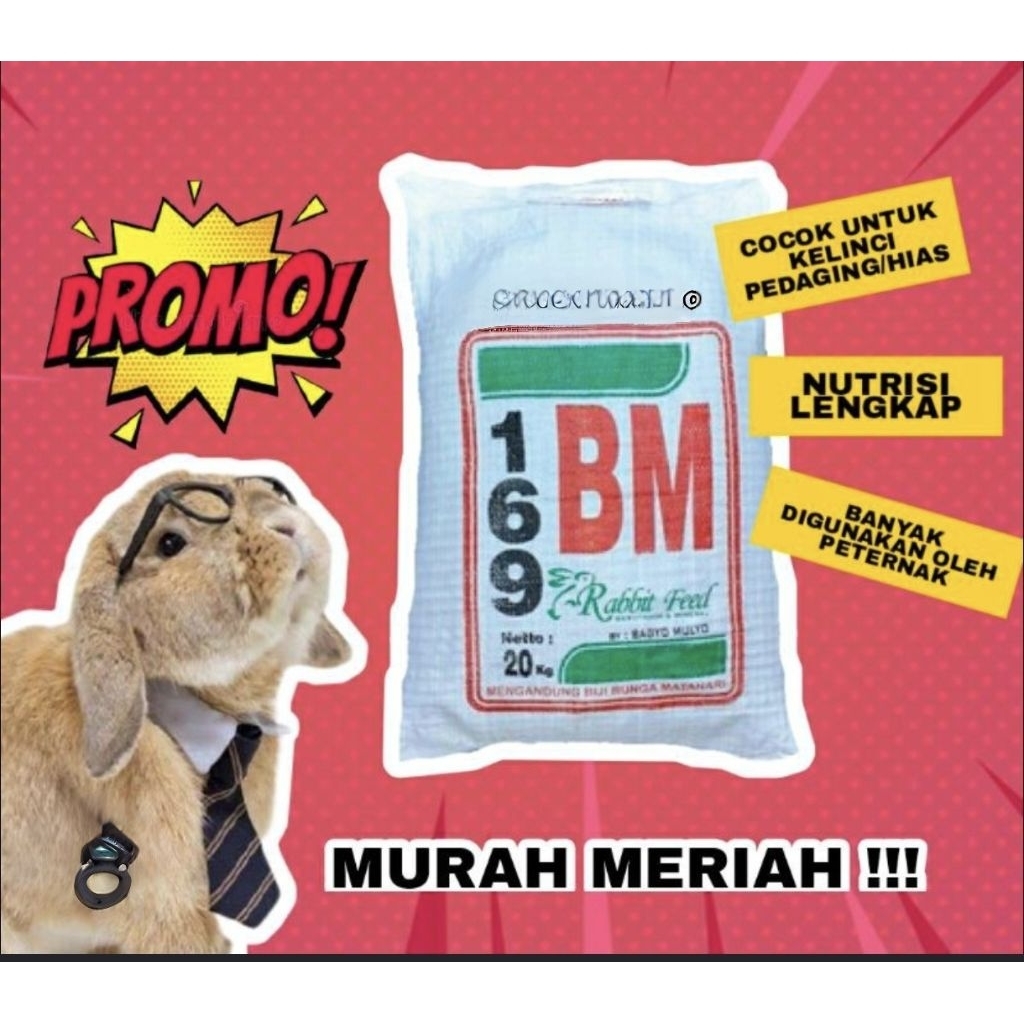 Bm169 pelet rabbit food
