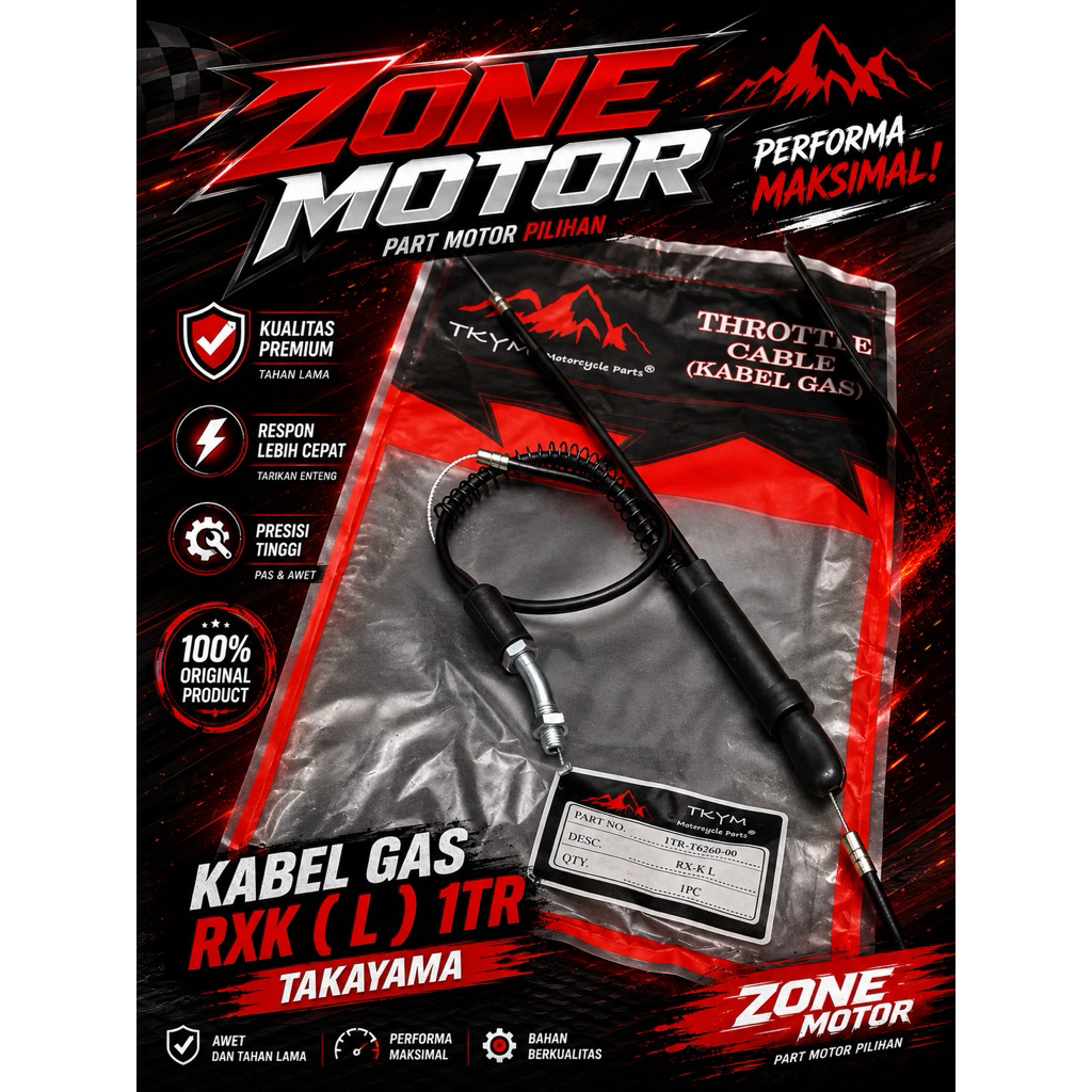 Takayama KABEL GAS tipe motor RX-KING L