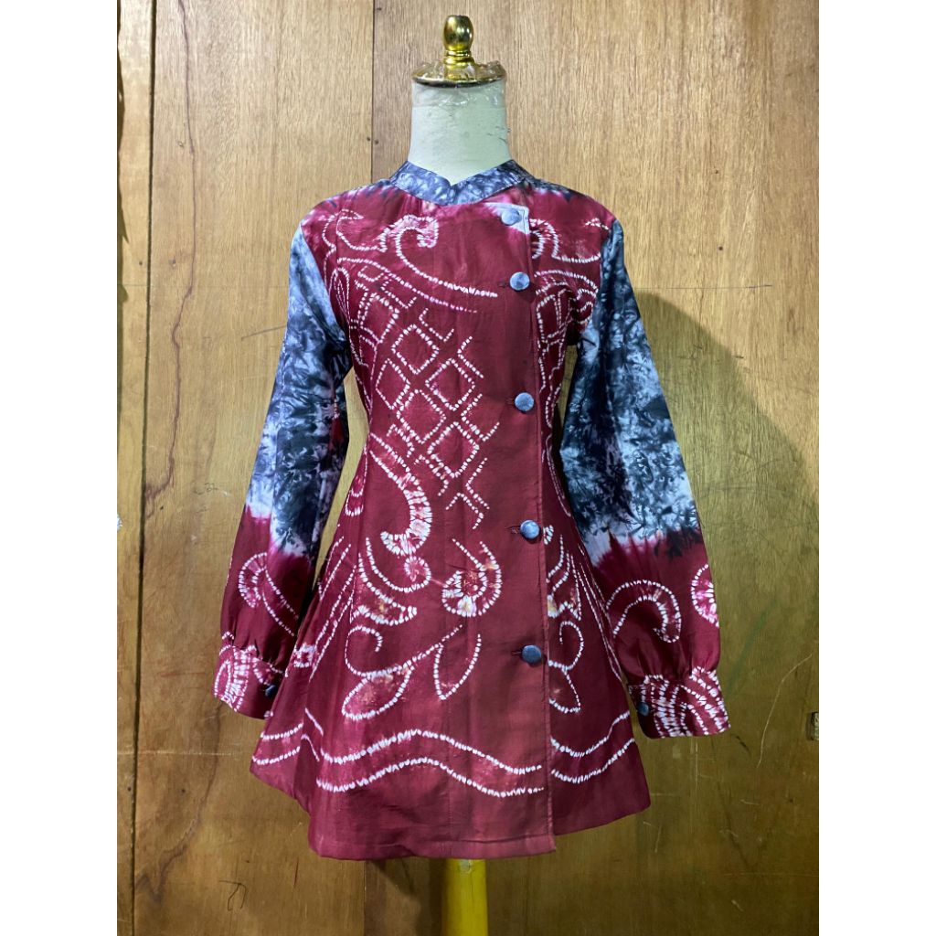 semi tunik sasirangan / tunik sasirangan / atasan