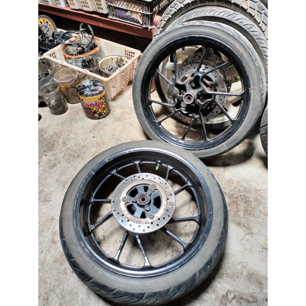 VELG SET VIXION R VVA & R15 V3 SECOND ORIGINAL