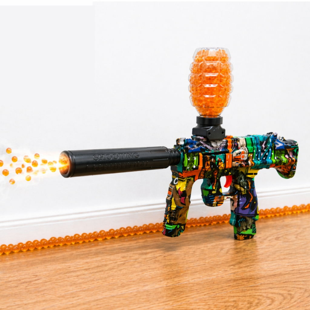 Izibro - Mainan Edukasi Pistol Nerf Anak Water Gell Blaster Senapan Shotgun Tembakan WGB Edukatif