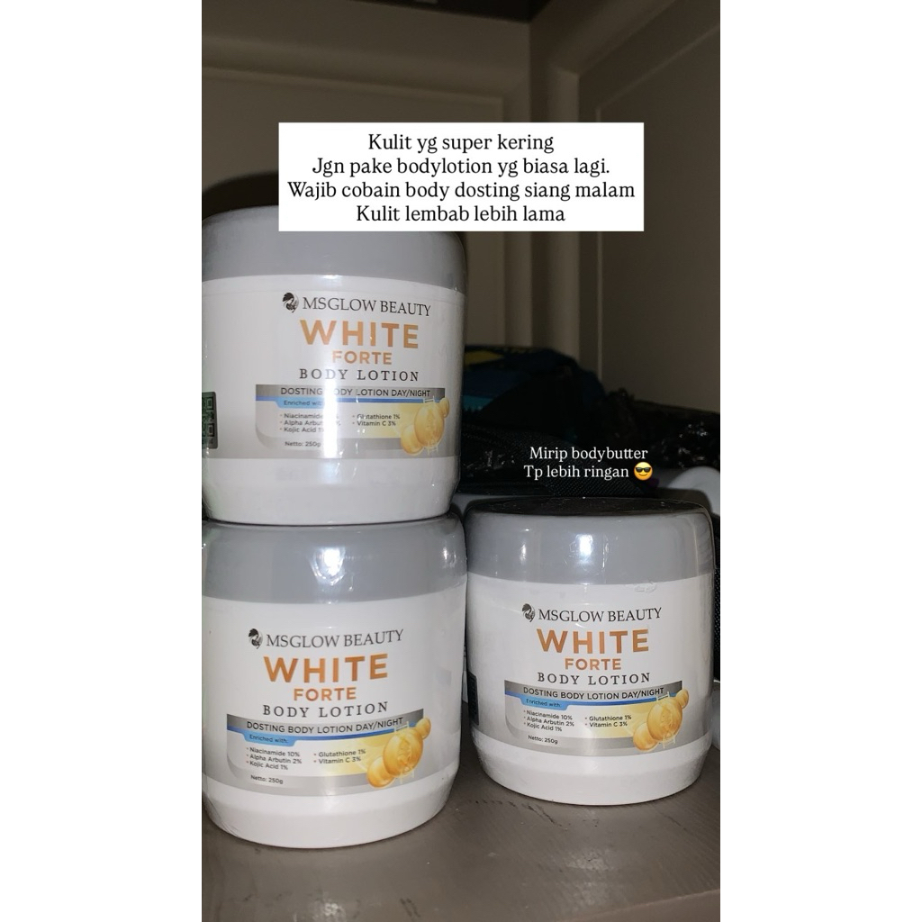 Body Lotion Pencerah Kulit dengan Niacinamide dan Alpha Arbutin