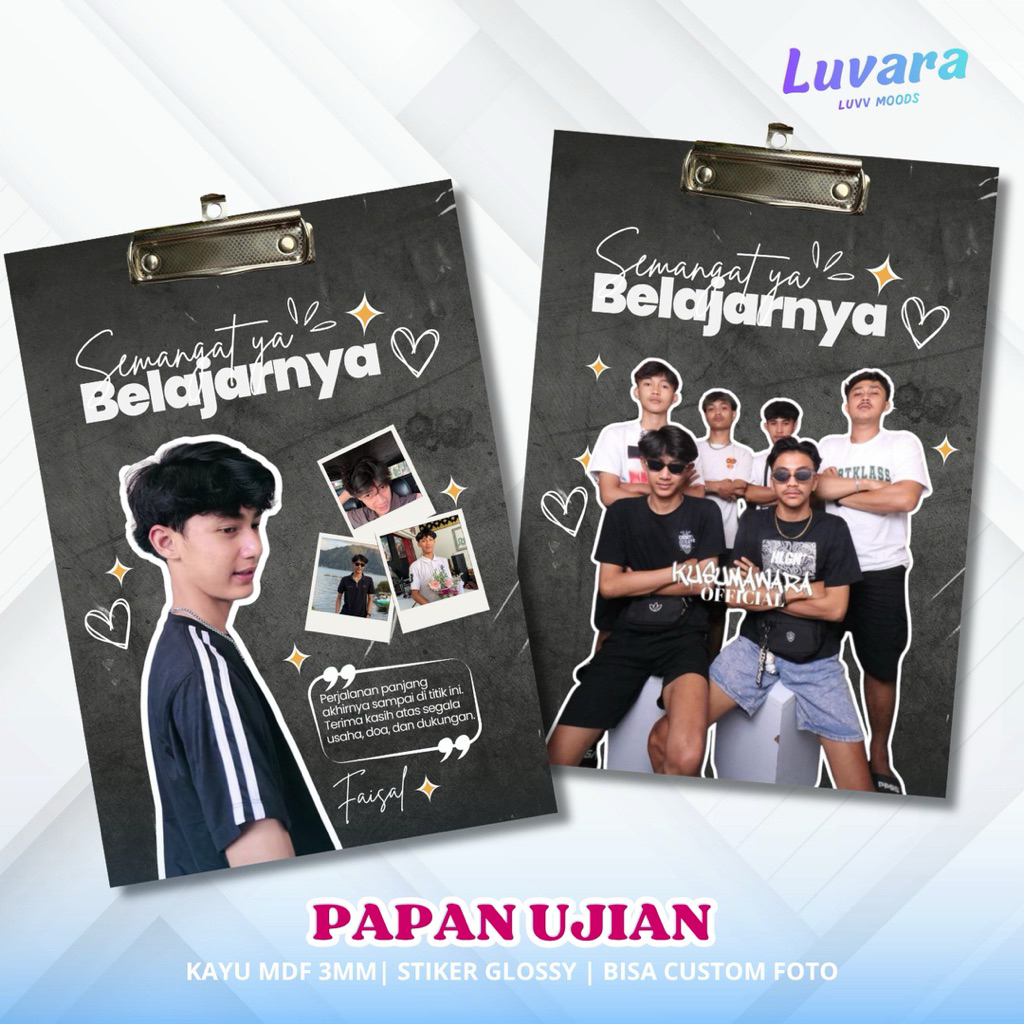 Papan Ujian Versi BLACK GSKY Idolamu Bonus Photocard GSKY Terlaris Desain Terbaru