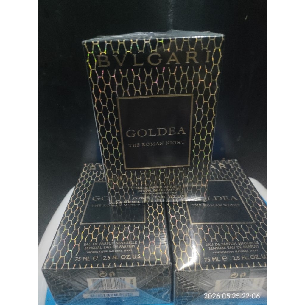 BVLGARI BVLGARI GOLDEA THE ROMAN NIGHT 90 ML Foto 100% Tersegel dan Stiker Hologram