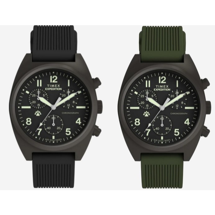Jam Tangan Pria Timex TW2Y61000 Timex TW2Y61100 Expedition Capstone Chronograph 41mm Original Garans